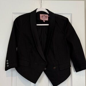 Juicy Couture Classic Black Suit Jacket